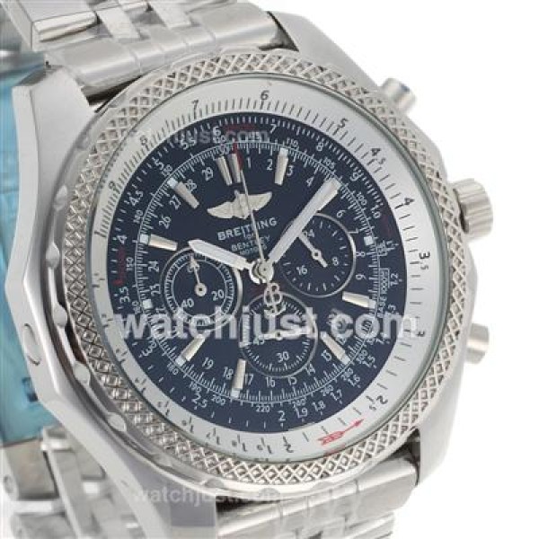 Breitling For Bentley Motors Working Chronograph with Black Dial-S/S