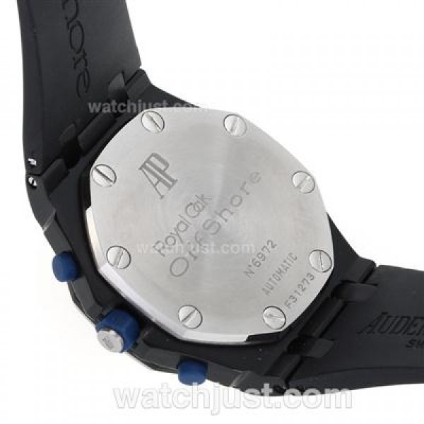 UK Perfect Replica Audemars Piguet Royal Oak Chronograph Swiss Valjoux 7750 Movement PVD Case Blue Number Markers with White Checkered Dial