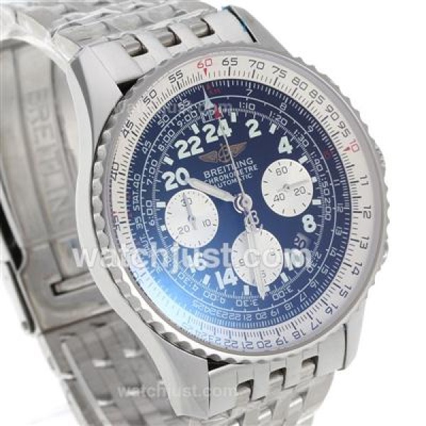 Breitling Cosmonaute Chronograph Swiss Valjoux 7750 Movement with Black Dial-S/S