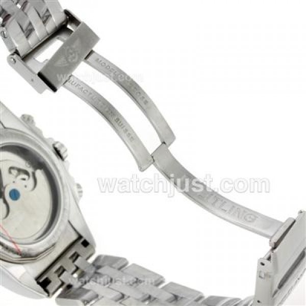 Breitling Chronomat Evolution Tourbillon Automatic with White Dial S/S