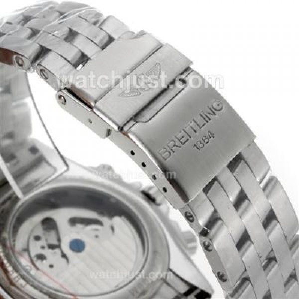 Breitling Chronomat Evolution Tourbillon Automatic with White Dial S/S