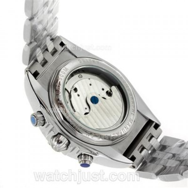 Breitling Chronomat Evolution Tourbillon Automatic with White Dial S/S