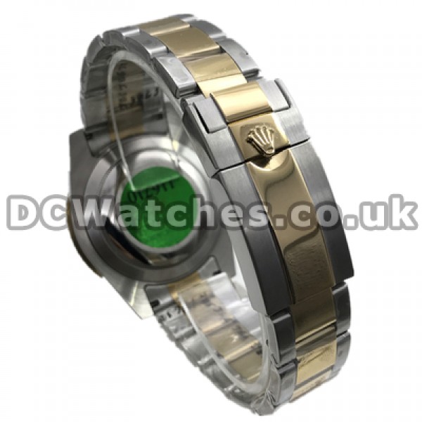 Swiss Replica Rolex GMT Master II Watches With Steel And Yellow Gold Case For Men (Ceramic Bezel)