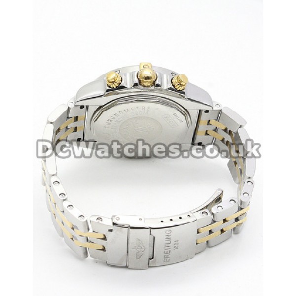 43.7 MM Breitling Chronomat Evolution Blue Baton Dial Replica Watches