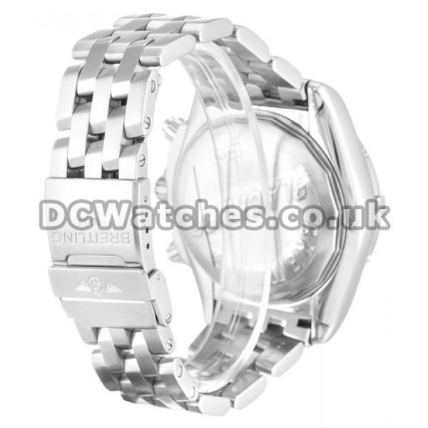 Breitling Blackbird Black Baton Dial Silver Bracelet Replica Watches
