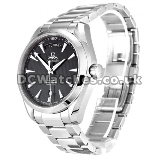 Quality Omega Aqua Terra 150M Black Dial 41.5MM Steel Case Replica Watches