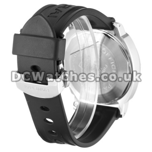 Popular Black Dial Panerai Luminor Submersible Replica Watches With Steel Rotating Bezel