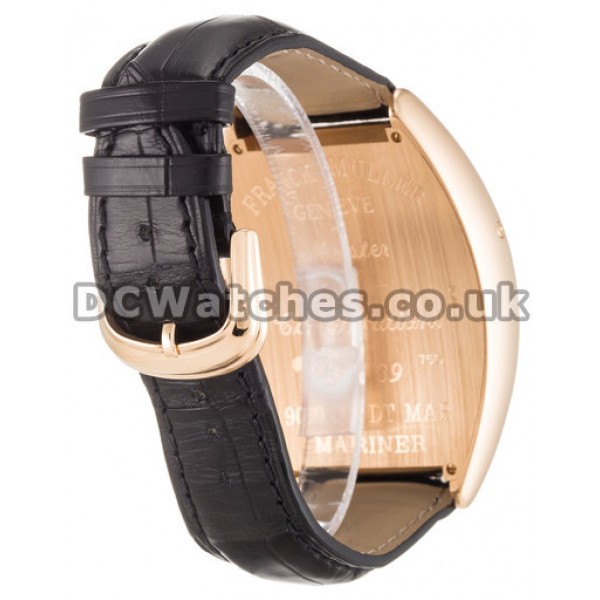 Swiss Tonneau Franck Muller Mariner Black Dial Replica Watches For Men