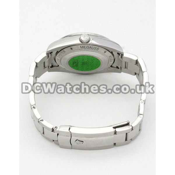 Popular Rolex Milgauss Black Dial 40MM Replica Watches For UK
