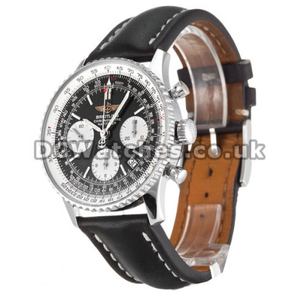 Cheap Breitling Navitimer 42MM Black Dial Replica Watches Sale For UK