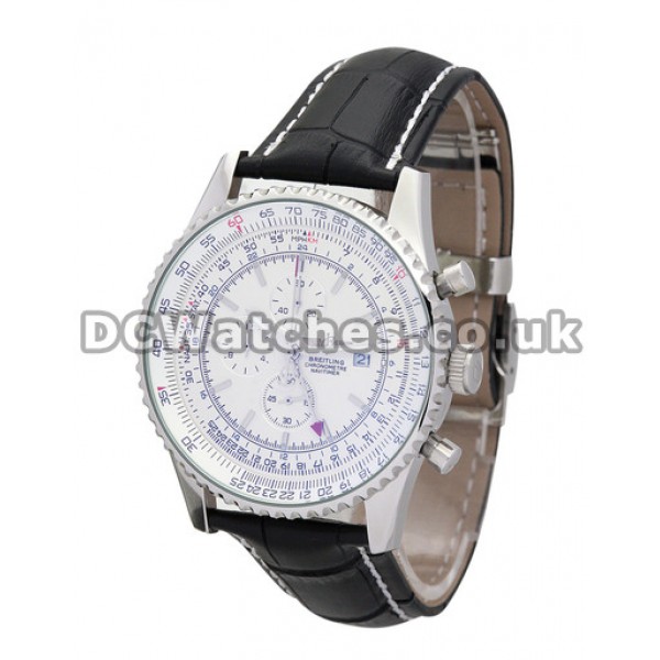 UK High-quality Breitling Navitimer World White Dial 46MM Replica Watches