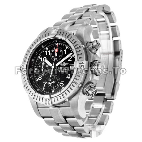 Classic Breitling Chrono Avenger 44 MM Titanium Bracelet Copy Watches
