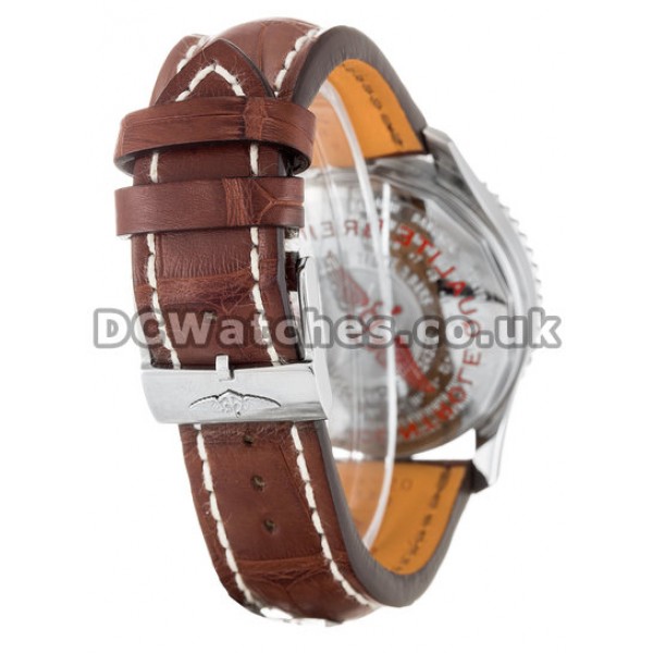 New Black Dial Breitling Navitimer World Replica Watches Sale For UK