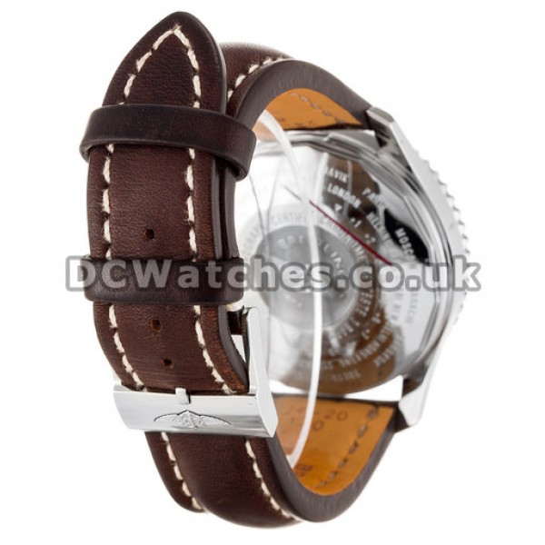 Nice White Dial Breitling Navitimer World 46MM Replica Watches For UK