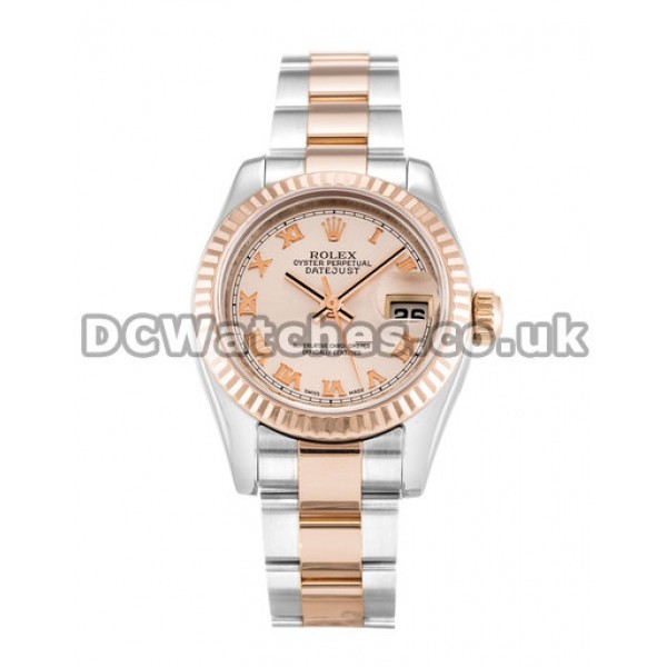 New Rose Roman Numeral Dial Rolex Datejust Lady 26MM Replica Watches