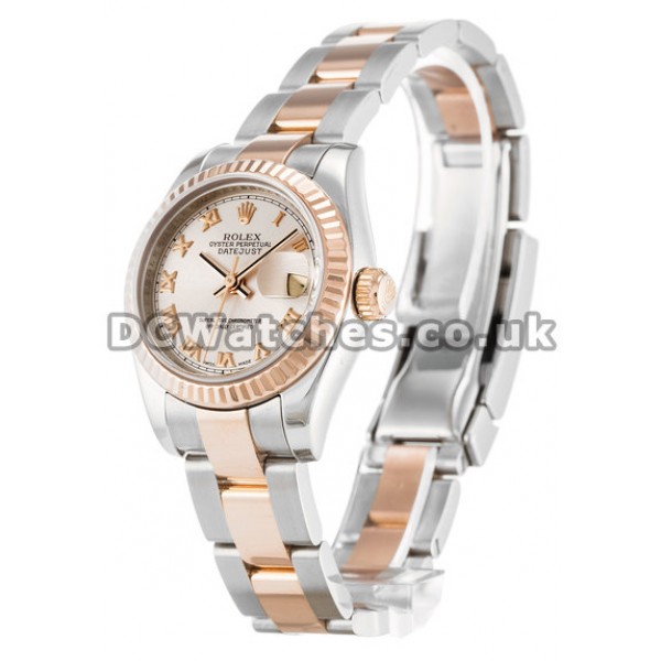 New Rose Roman Numeral Dial Rolex Datejust Lady 26MM Replica Watches