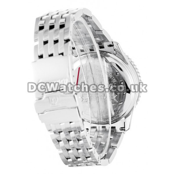 Popular Steel White Breitling Montbrillant 42MM Replica Watches Sale For UK
