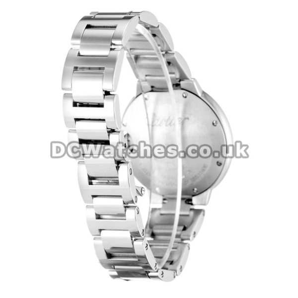 Best Cartier Ballon Bleu White Gold Bracelet Diamonds Bezel Copy Watches