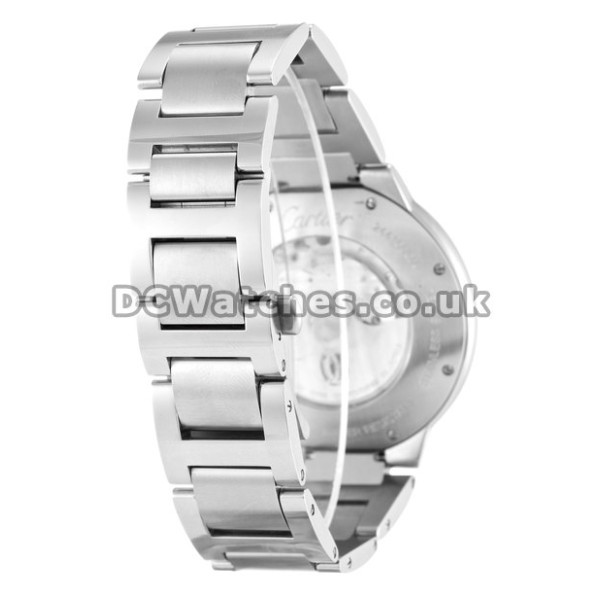 Discount Cartier Ballon Bleu Silver Roman Dial 47MM Steel Case Copy Watches