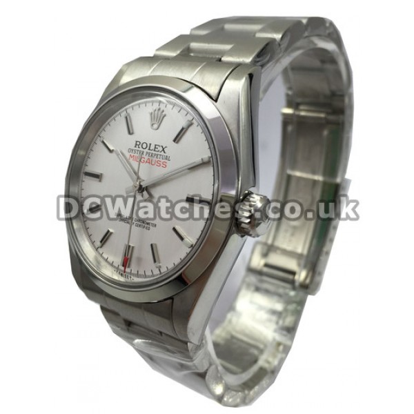 Sturdy Steel Rolex Milgauss Vintage Edition Replica Watches Sale For UK