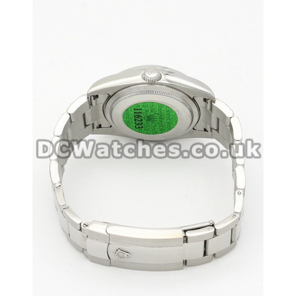 Nice Rolex Oyster Perpetual Dark Rhodium Dial Replica Watches For Women