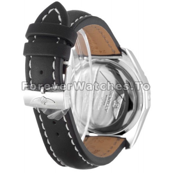 Bretling Bentley Motors 48.8MM Steel Case Black Baton Dial Replica Watches