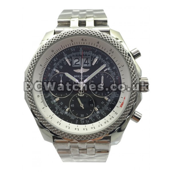 Top Copy Breitling Bentley 6.75 48.8MM Steel Case Steel Bracelet Watches