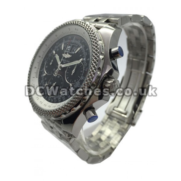 Top Copy Breitling Bentley 6.75 48.8MM Steel Case Steel Bracelet Watches