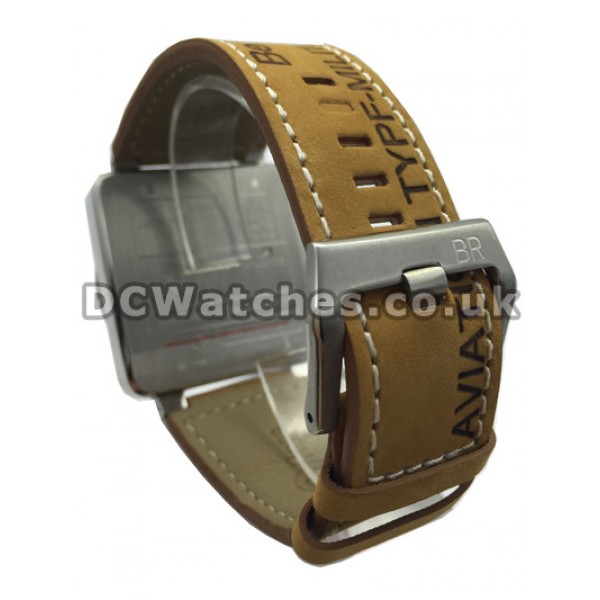 Copy Bell and Rose BR01-92 White Dial Yellow Belt Watches On Sale