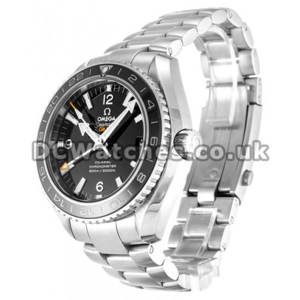 Cheap Omega Planet Ocean Black Dial 43.5MM Replica Watches For Men