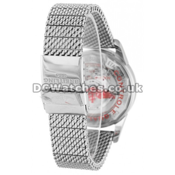 Swiss Fake Breitling Transocean Chronograph 43MM Steel Case Steel Bracelet Watches