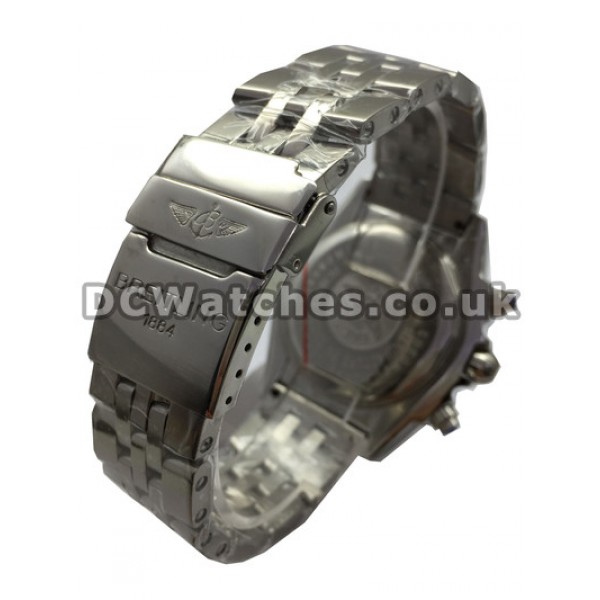 Copy Breitling Super Avenger 44MM Steel Case White Arabic Dial Watches