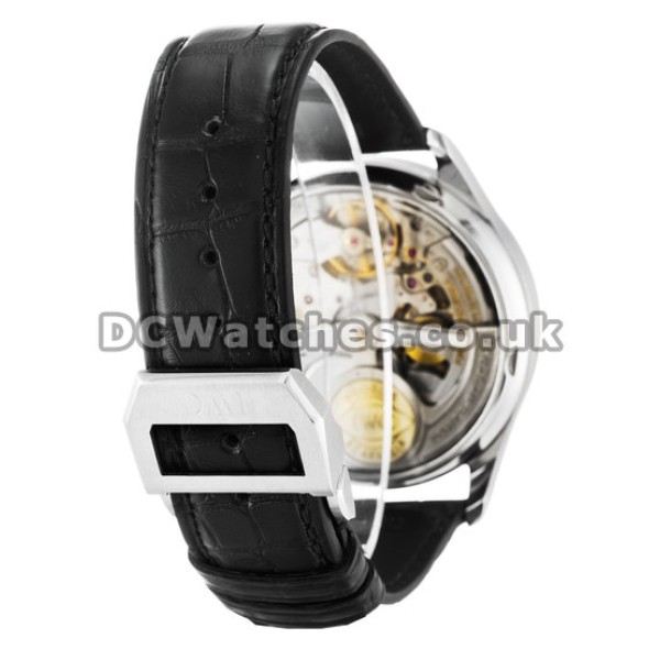 Best UK IWC Portuguese Automatic White Dial Replica Watches For Men