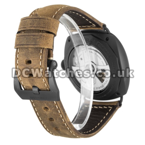 Special Brown Dial Panerai Radiomir Automatic Ceramic Case Replica Watches For Men