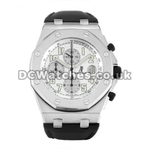 Cheap Steel Audemars Piguet Royal Oak Offshore White Dial Replica Watches For Men