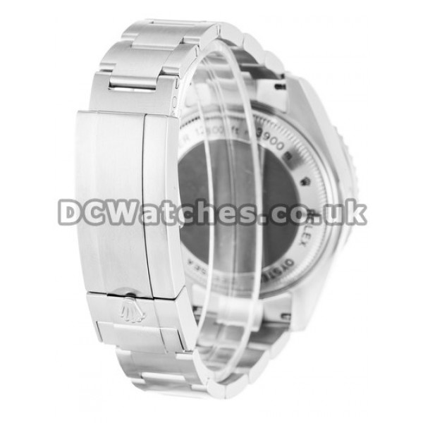High-quality Steel Rolex Deepsea Fake Watches 44MM Black Dial For Men (Ceramic Bezel)