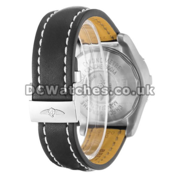 Copy Breitling Chrono Avenger 44MM Titanium Case Black Arabic Dial Watches