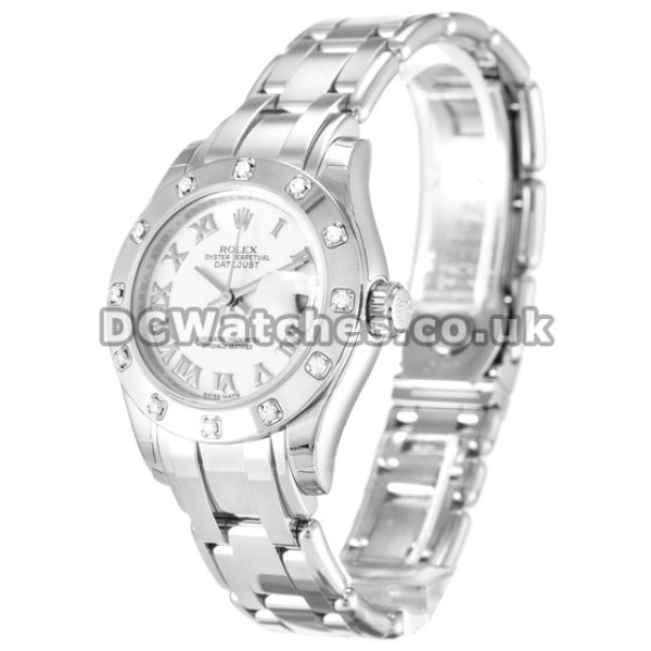 Rolex Pearlmaster 28 MM White Gold Replica Watches