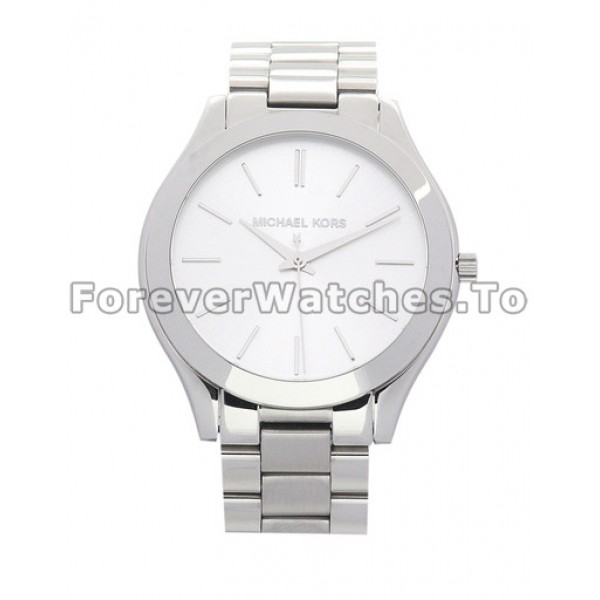White Dial MICHAEL KORS Replica Slim-catwalk Series Watches For UK Sale