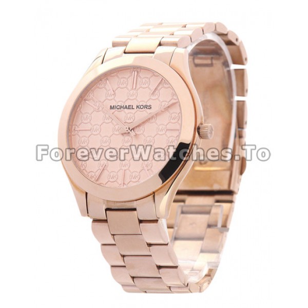 Rose Gold Replica MICHAEL KORS 1:1 High Quality Watches For UK Sale