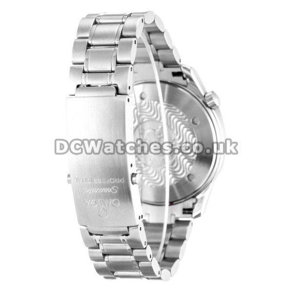 Best Swiss Black Dial Omega Seamaster 41MM Copy Watches For Men