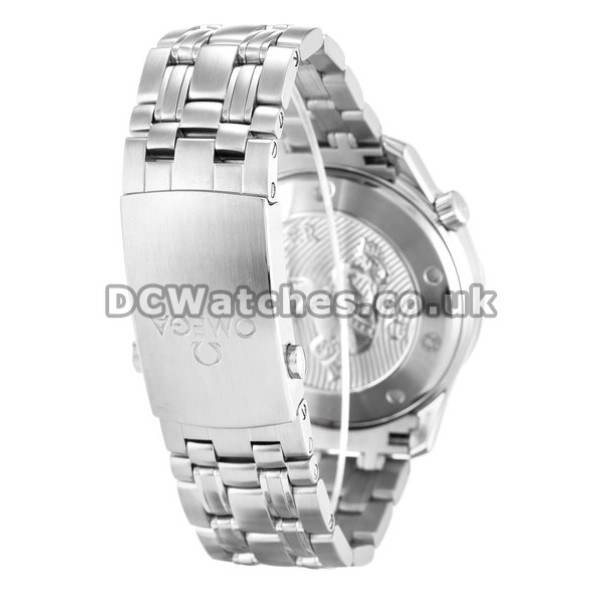 UK Popular Omega Seamaster 41MM Blue Dial Fake Watches For Men