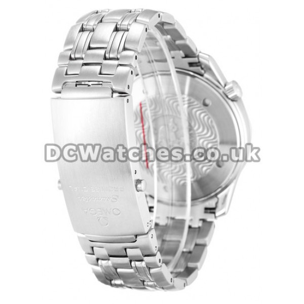 Pretty Steel Black Dial Omega Seamaster 41MM Copy Watches For Men