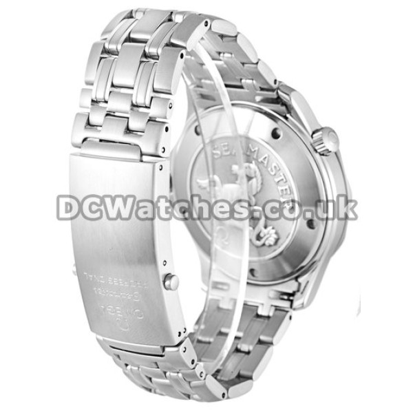 Popular Swiss 41MM Omega Seamaster Blue Dial Replica Watches For Men