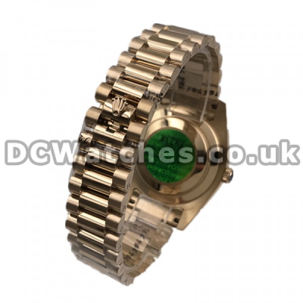 Male Yellow Gold Fake Rolex Day-Date II Automatic Watches In 41MM
