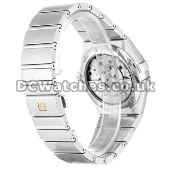 Replica Omega Constellation Silver Baton Dial Steel Bracelet Watches