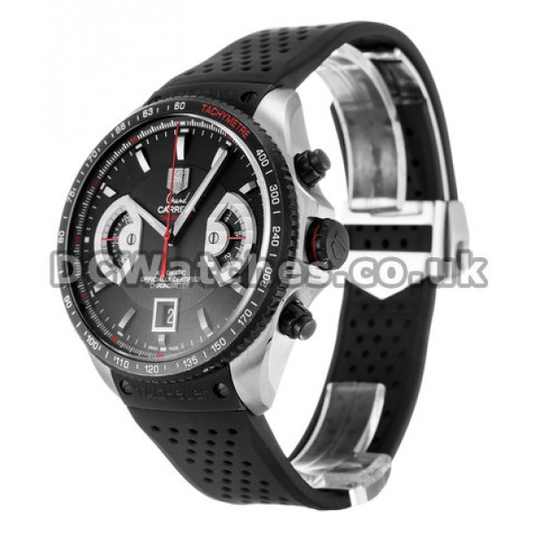 Tag Heuer Grand Carrera Series Black Dial Cheap Fake Watches