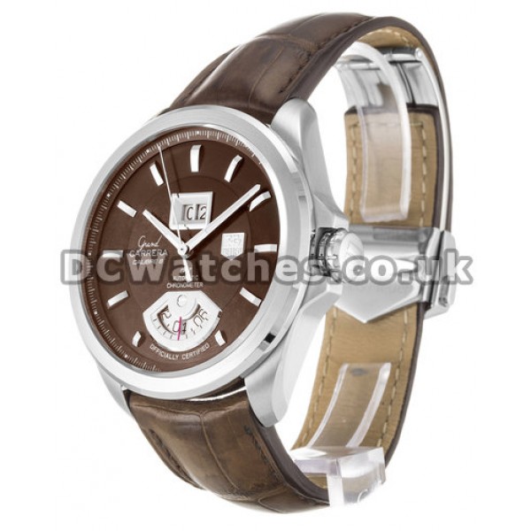 Tag Heuer Grand Carrera Series Brown Dial Replica Watches UK