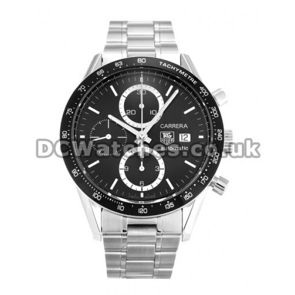 Steel Tag Heuer Carrera Series Fake Watches For UK Sale