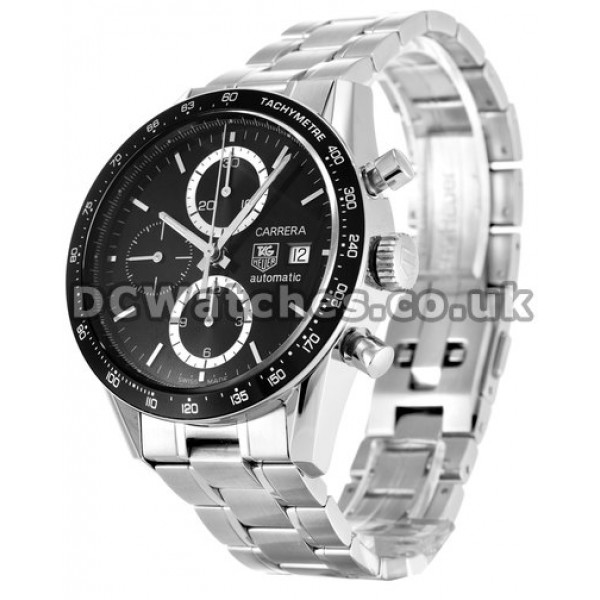 Steel Tag Heuer Carrera Series Fake Watches For UK Sale